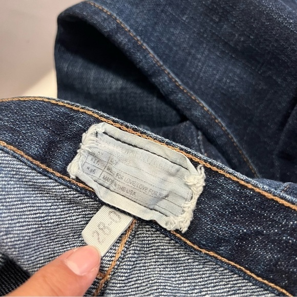 𝅺CURRENT/ELLIOTT Women’s “The Roller Jeans” in Pacific 1950s Hoodlum Jean Sz 28 - Picture 7 of 12